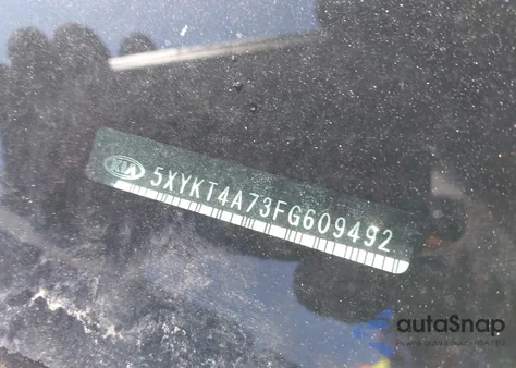 2015 Kia Sorento Lx V6 from USA, damaged, VIN 5XYKT4A73FG609492